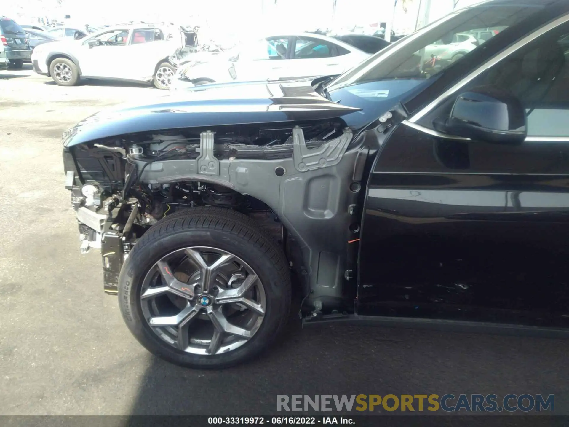 6 fotografías del automóvil dañado 5UX43DP04N9L08991 BMW X3 2022