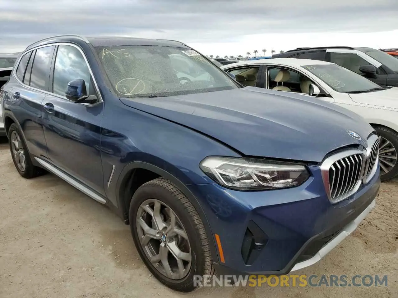 1 fotografías del automóvil dañado 5UX43DP06N9J67521 BMW X3 2022