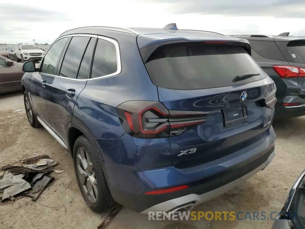 3 fotografías del automóvil dañado 5UX43DP06N9J67521 BMW X3 2022