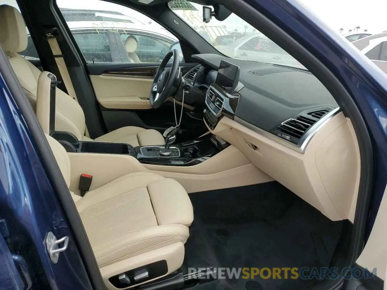 5 fotografías del automóvil dañado 5UX43DP06N9J67521 BMW X3 2022