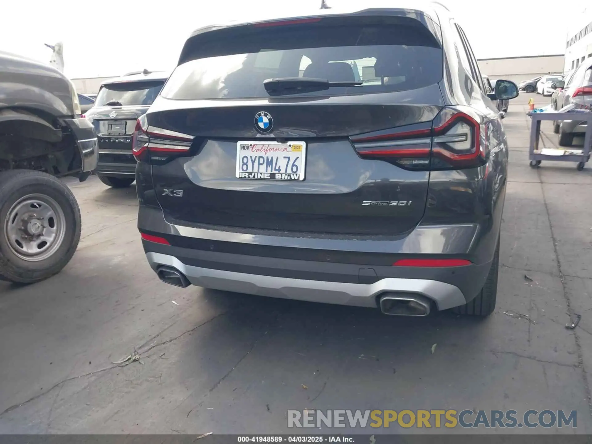 16 fotografías del automóvil dañado 5UX43DP06N9J82018 BMW X3 2022