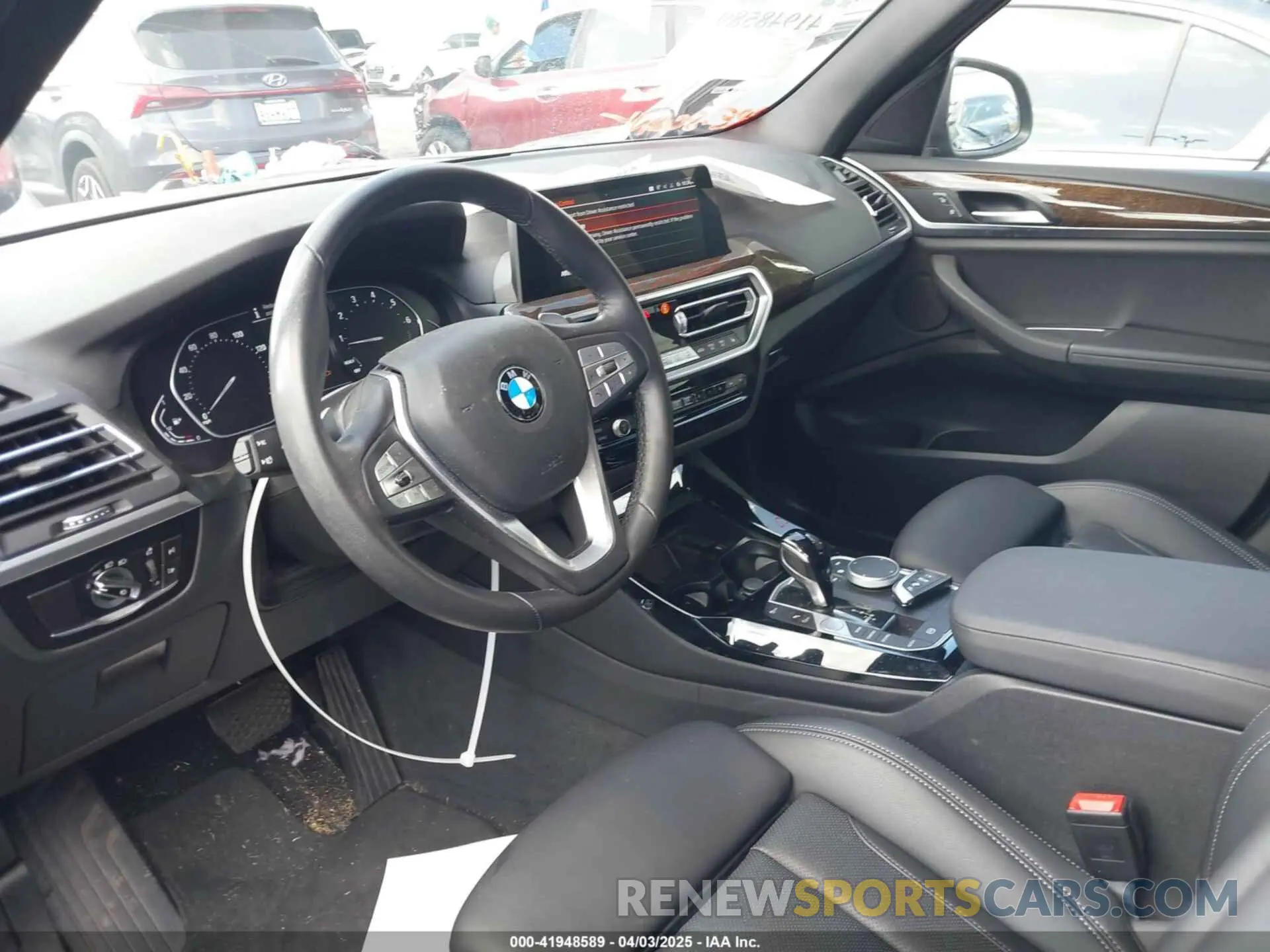 5 fotografías del automóvil dañado 5UX43DP06N9J82018 BMW X3 2022