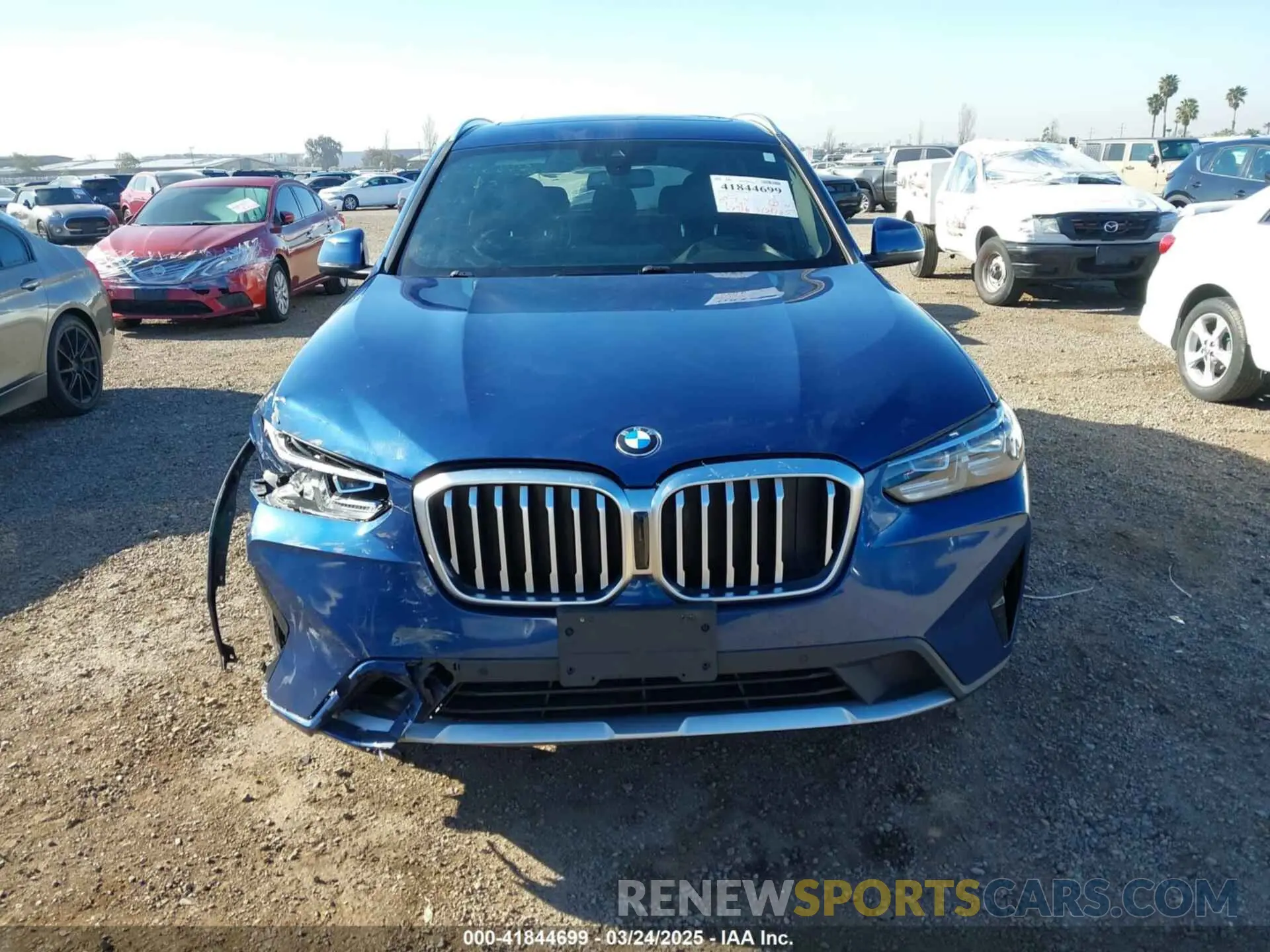 13 fotografías del automóvil dañado 5UX43DP06N9K69322 BMW X3 2022
