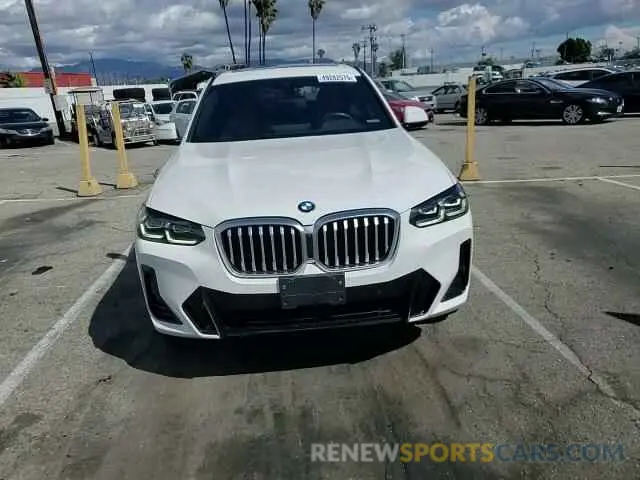 12 fotografías del automóvil dañado 5UX43DP06N9M67530 BMW X3 2022