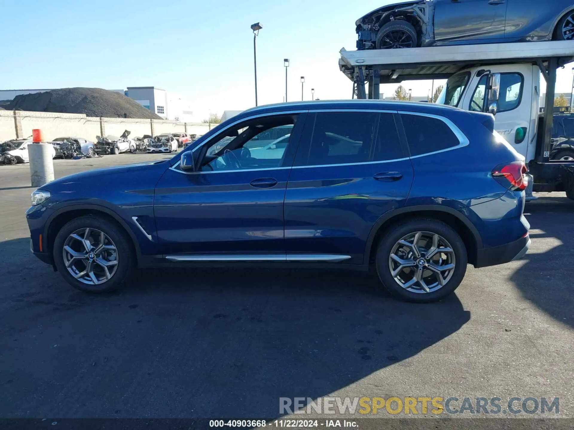 14 fotografías del automóvil dañado 5UX43DP07N9K61178 BMW X3 2022