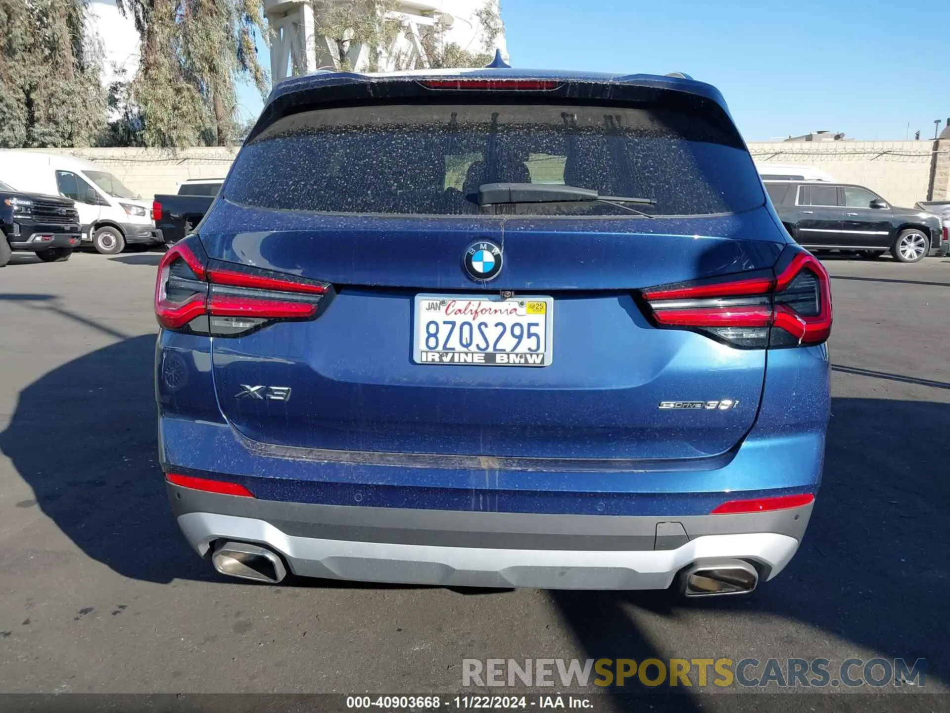 16 fotografías del automóvil dañado 5UX43DP07N9K61178 BMW X3 2022