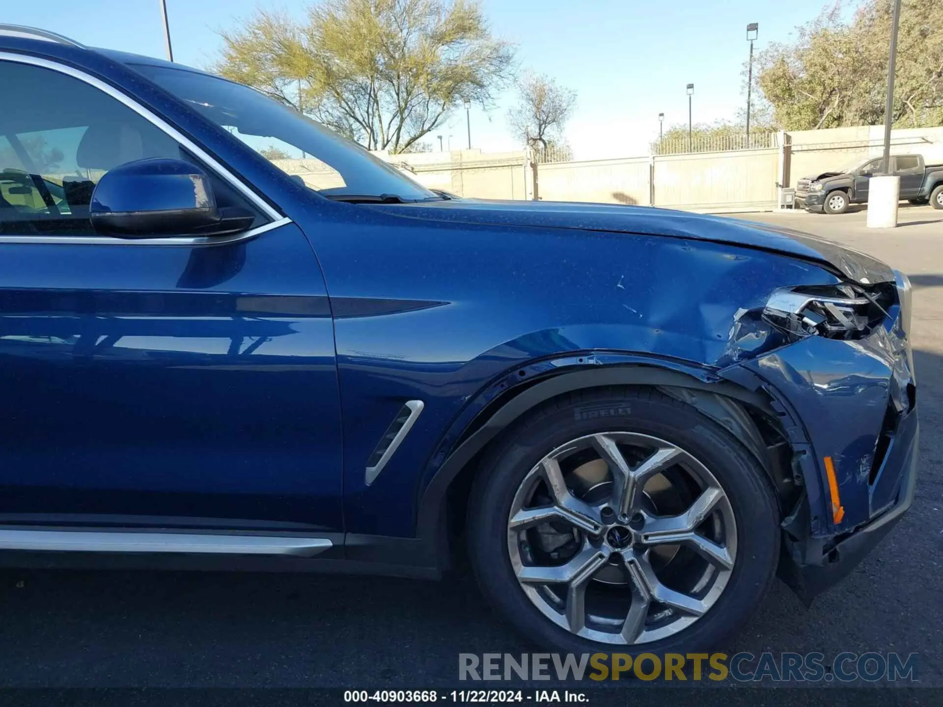 6 fotografías del automóvil dañado 5UX43DP07N9K61178 BMW X3 2022