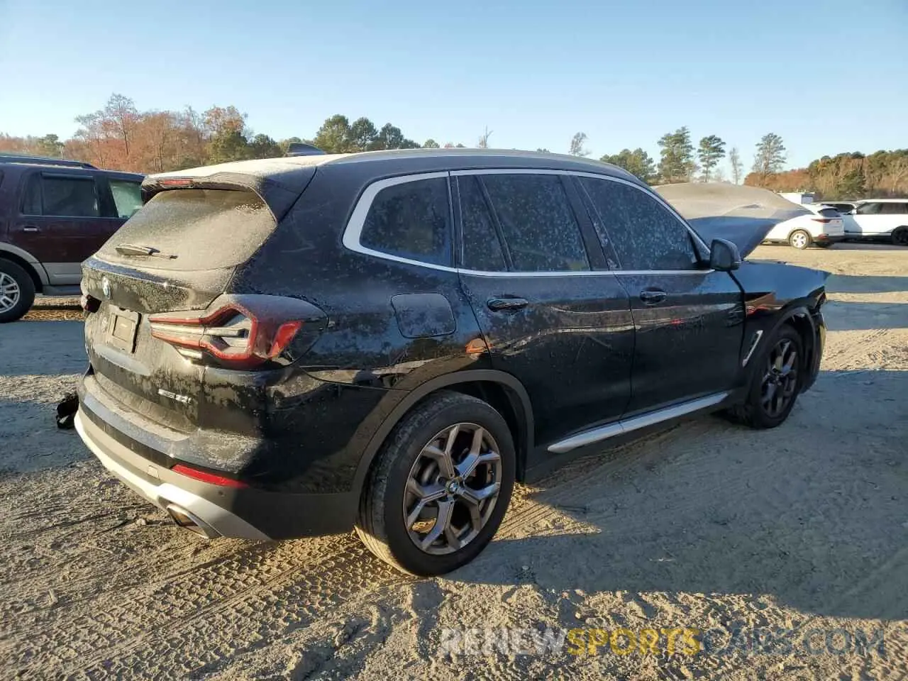 3 fotografías del automóvil dañado 5UX43DP07N9M09832 BMW X3 2022