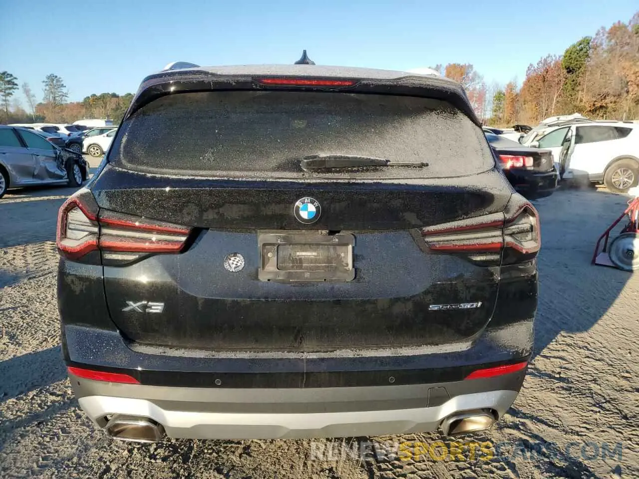 6 fotografías del automóvil dañado 5UX43DP07N9M09832 BMW X3 2022