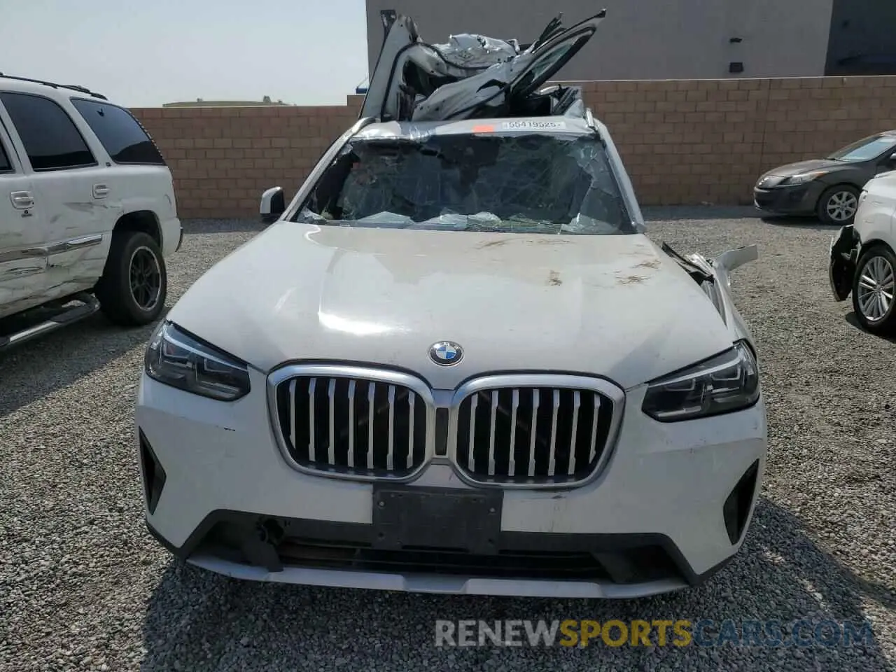 5 fotografías del automóvil dañado 5UX43DP08N9K66809 BMW X3 2022