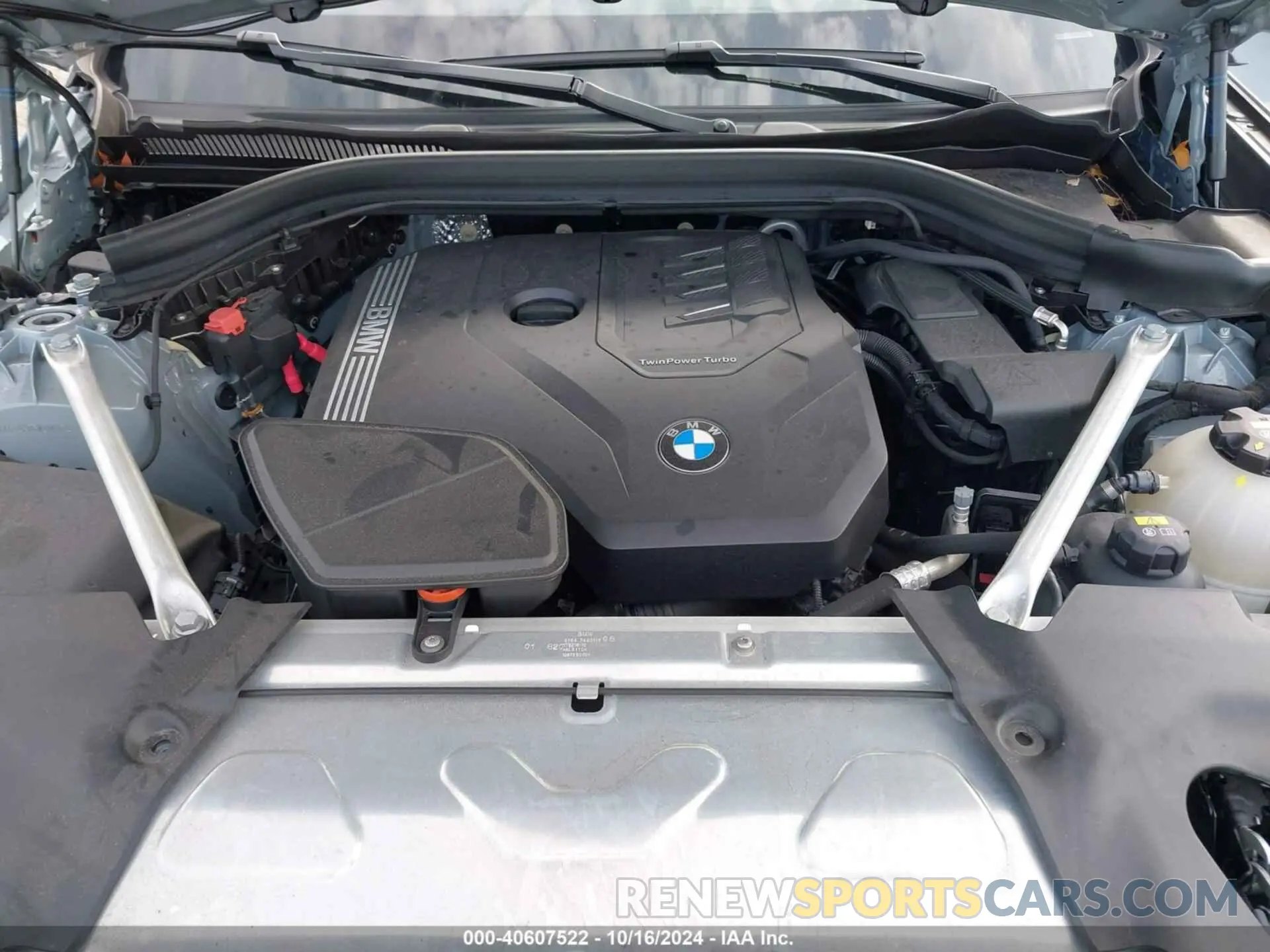 10 fotografías del automóvil dañado 5UX43DP08N9M11752 BMW X3 2022