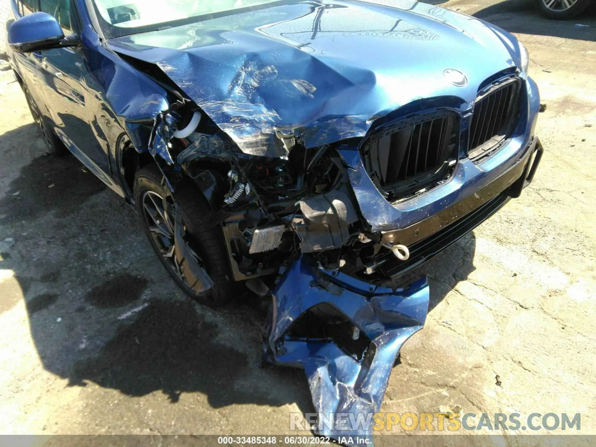 6 fotografías del automóvil dañado 5UX43DP08N9M29121 BMW X3 2022