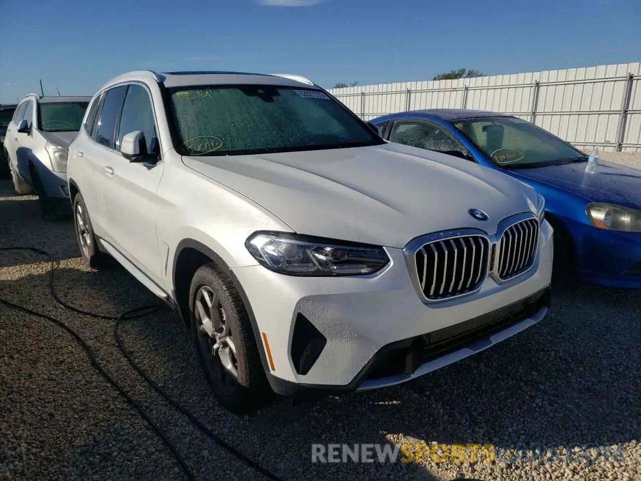 1 fotografías del automóvil dañado 5UX43DP09N9J95068 BMW X3 2022