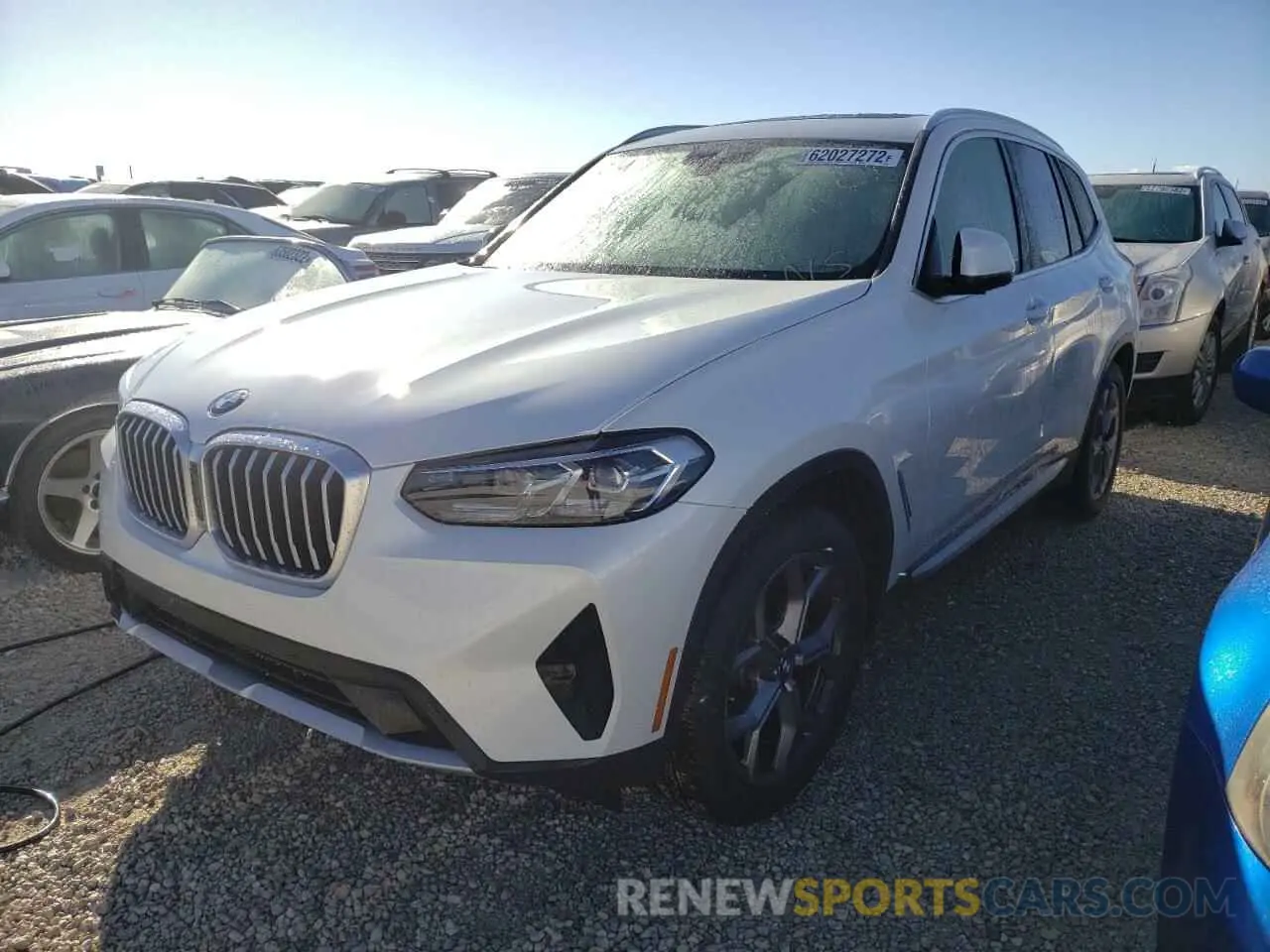 2 fotografías del automóvil dañado 5UX43DP09N9J95068 BMW X3 2022