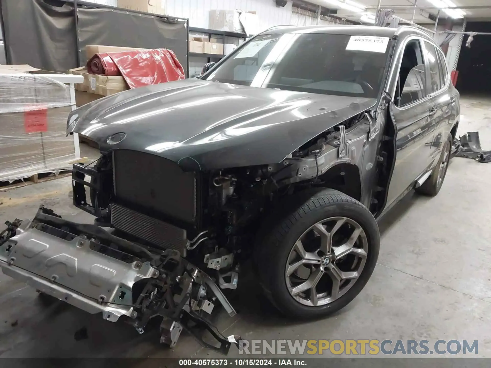 2 fotografías del automóvil dañado 5UX43DP09N9L12311 BMW X3 2022