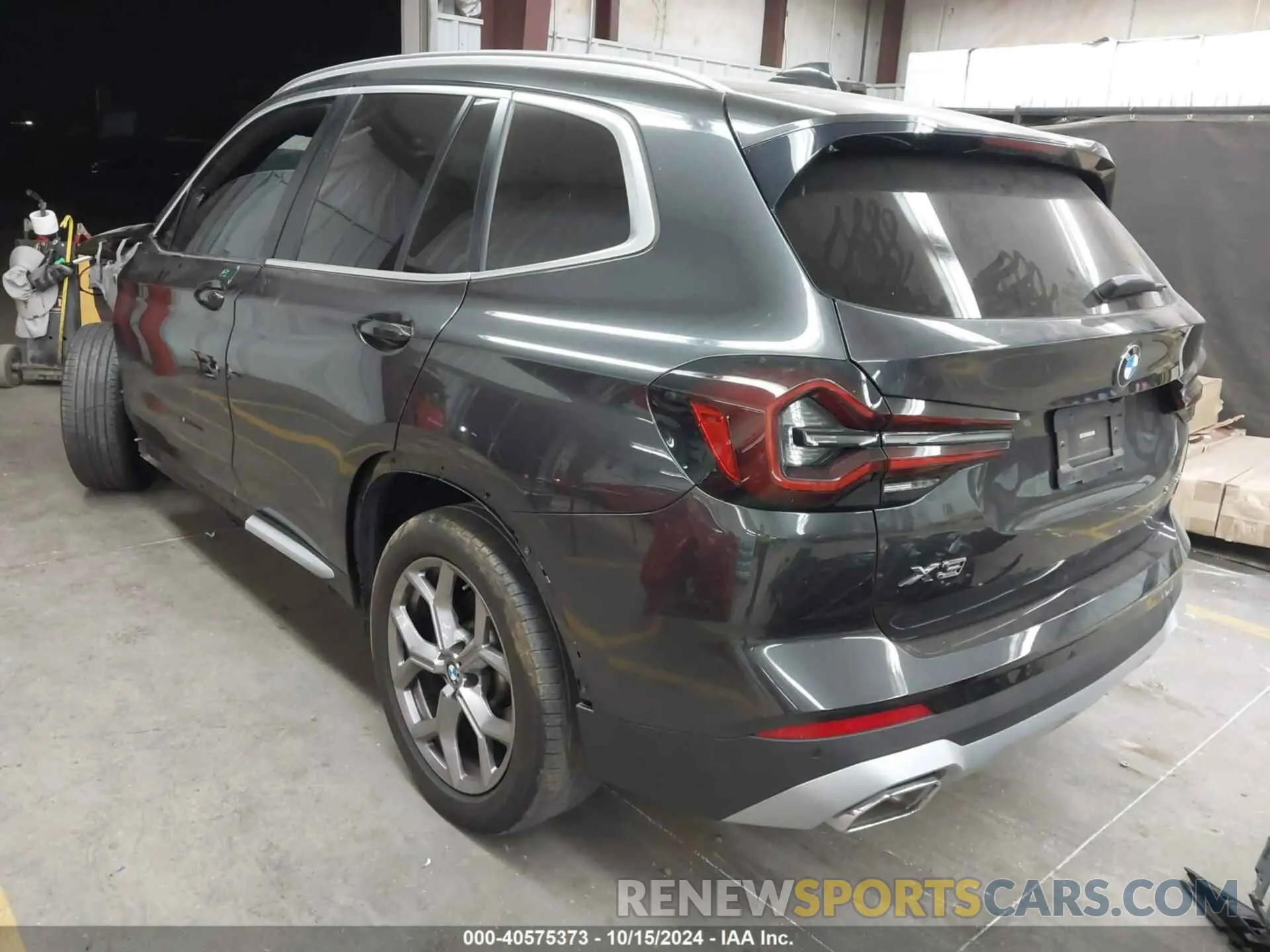 3 fotografías del automóvil dañado 5UX43DP09N9L12311 BMW X3 2022