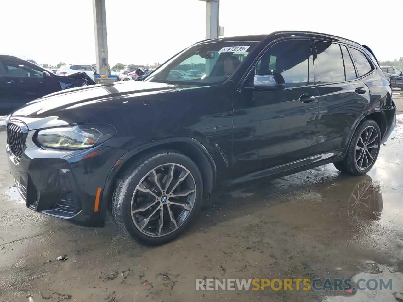 1 fotografías del automóvil dañado 5UX43DP09N9L19260 BMW X3 2022