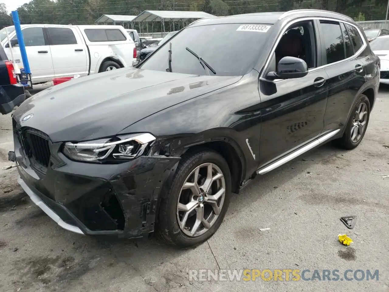 1 fotografías del automóvil dañado 5UX43DP09N9M41911 BMW X3 2022