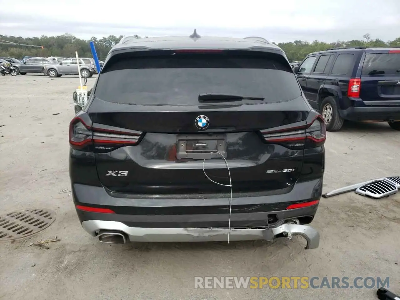 6 fotografías del automóvil dañado 5UX43DP09N9M41911 BMW X3 2022