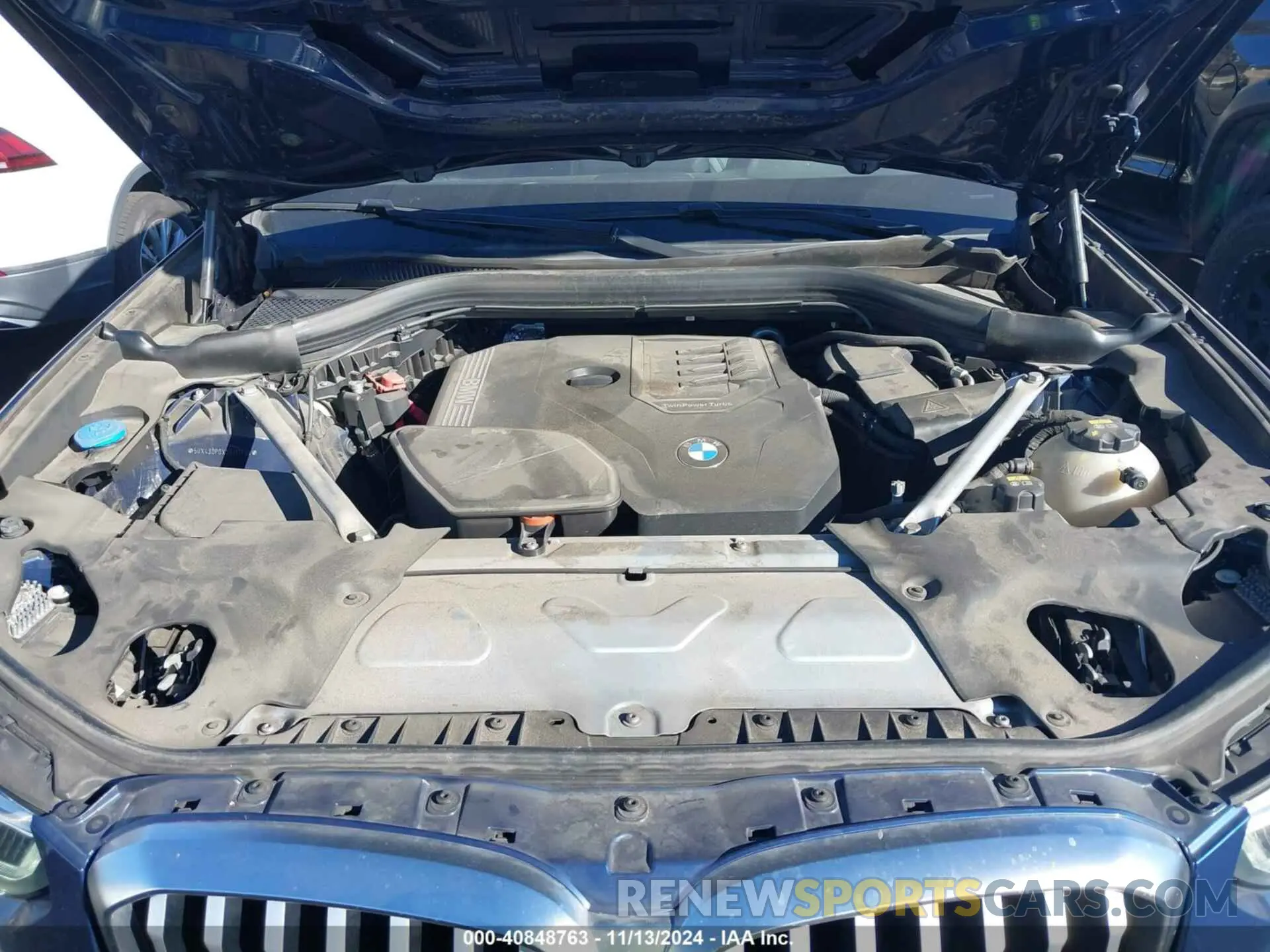 10 fotografías del automóvil dañado 5UX43DP0XN9J17799 BMW X3 2022