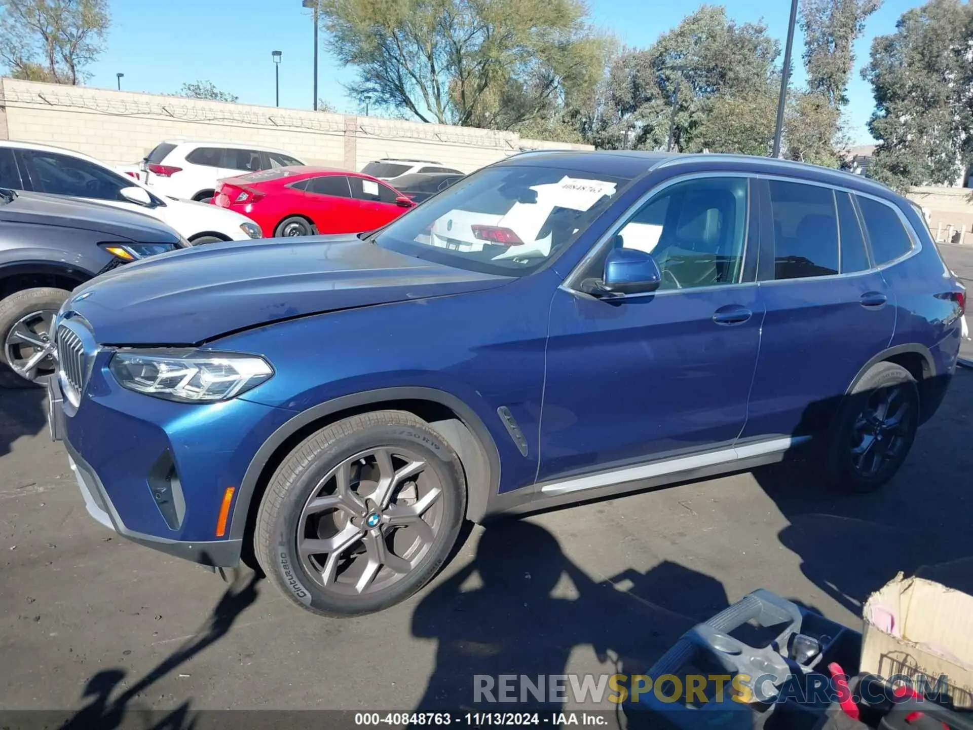 15 fotografías del automóvil dañado 5UX43DP0XN9J17799 BMW X3 2022