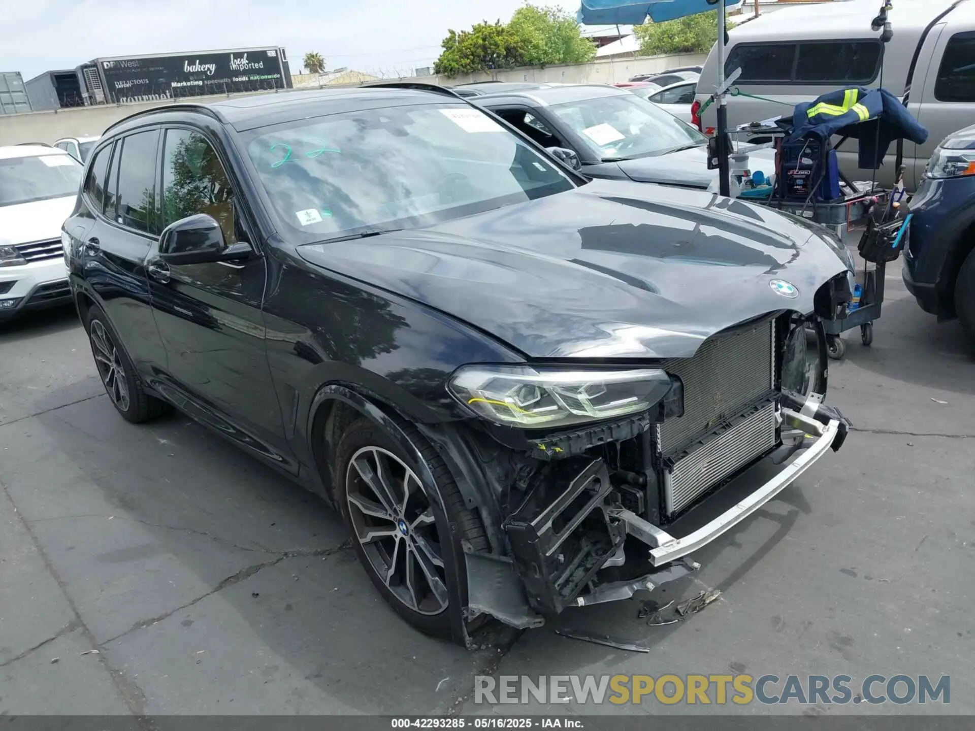 1 fotografías del automóvil dañado 5UX43DP0XN9J20248 BMW X3 2022