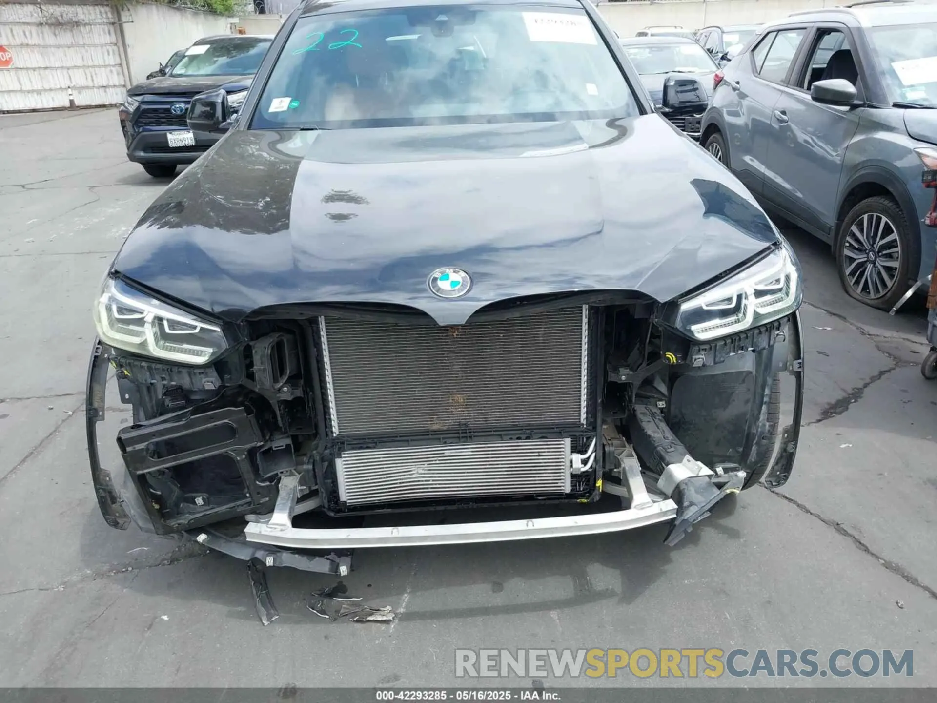 13 fotografías del automóvil dañado 5UX43DP0XN9J20248 BMW X3 2022