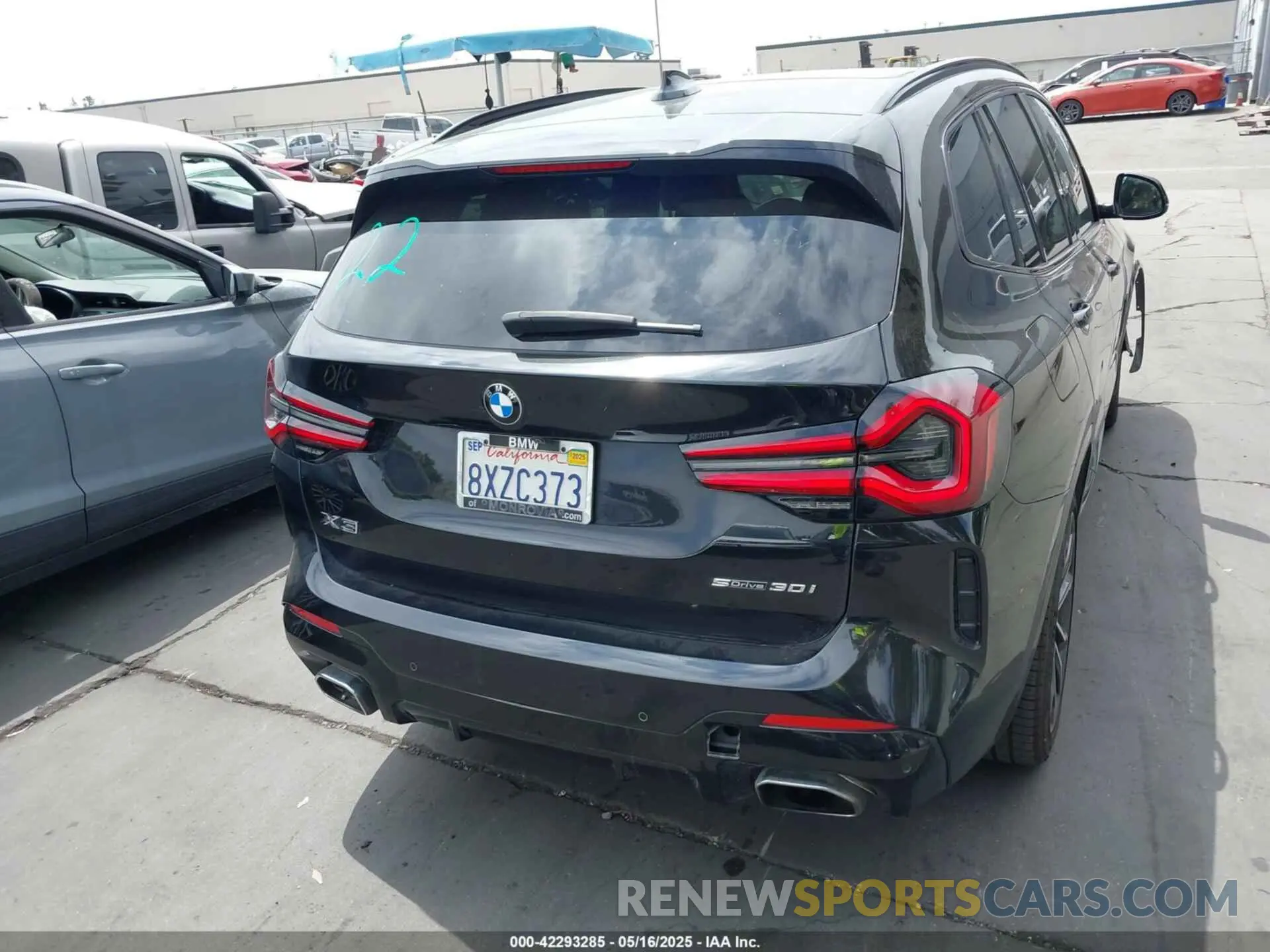 17 fotografías del automóvil dañado 5UX43DP0XN9J20248 BMW X3 2022