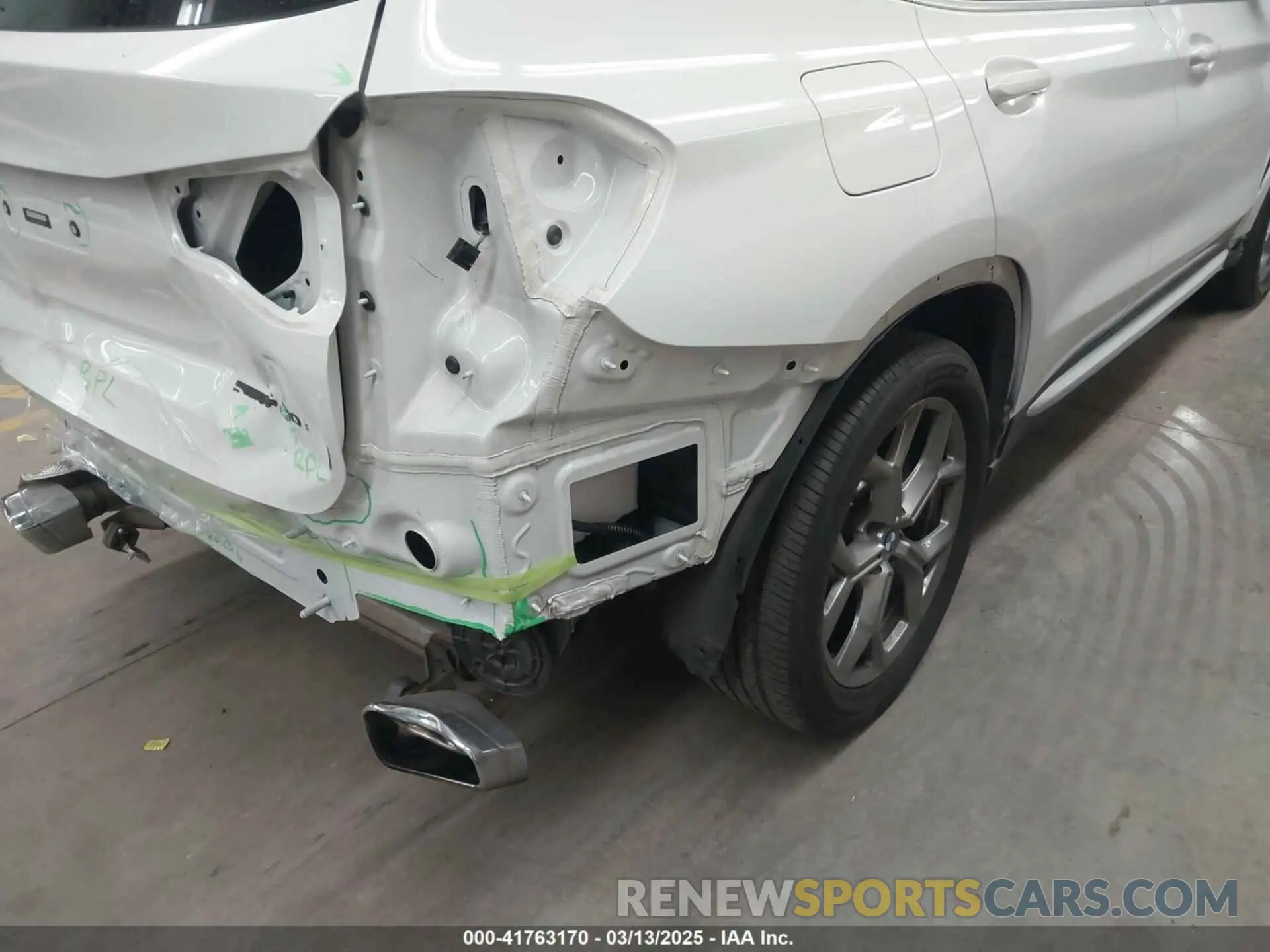 20 fotografías del automóvil dañado 5UX43DP0XN9K11388 BMW X3 2022