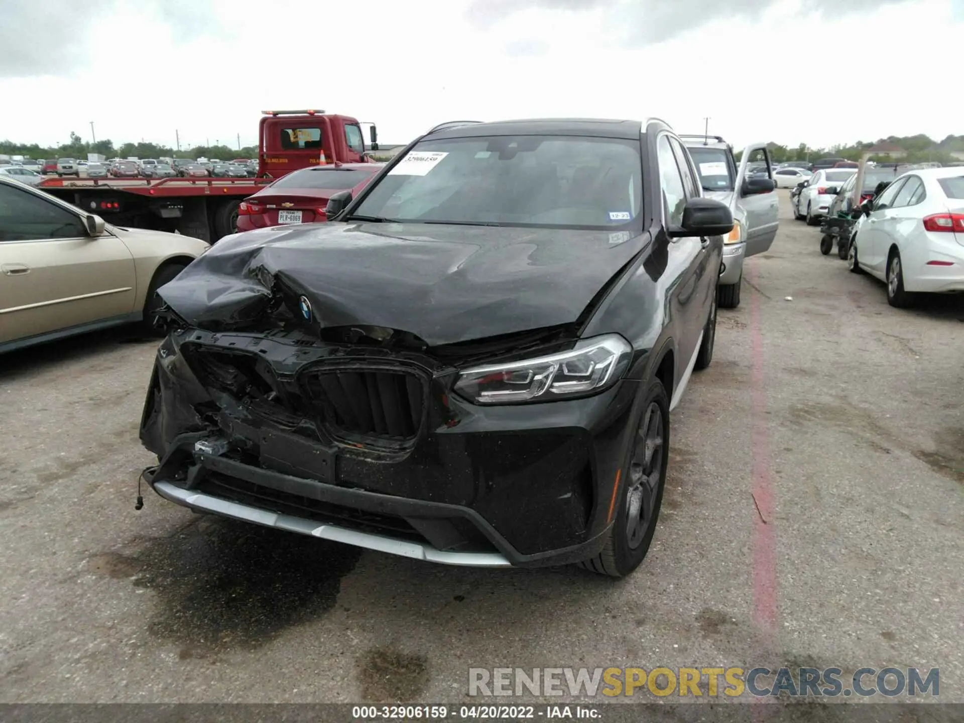 2 fotografías del automóvil dañado 5UX43DP0XN9K71509 BMW X3 2022
