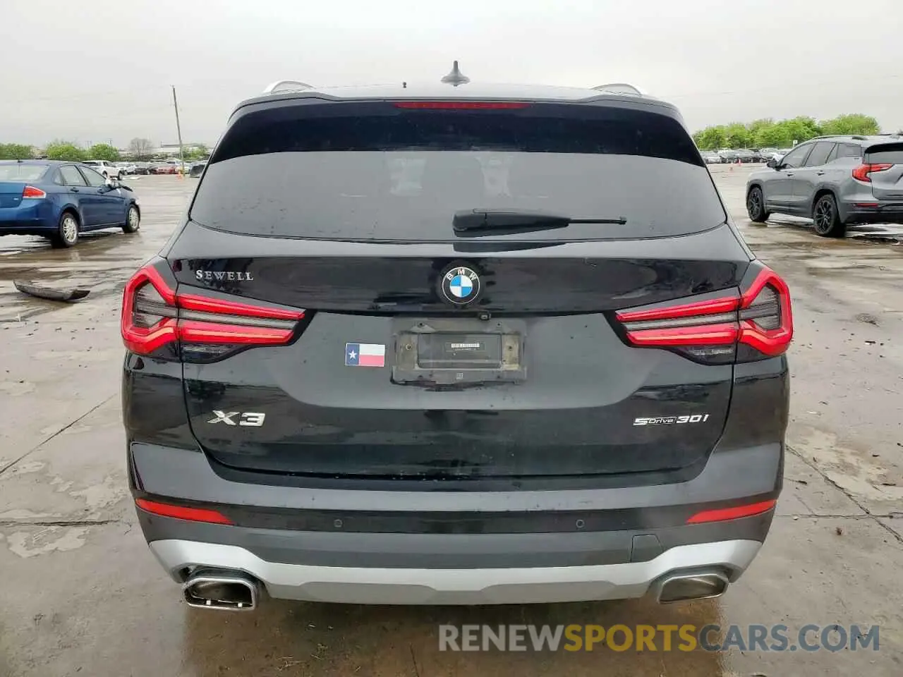 6 fotografías del automóvil dañado 5UX43DP0XN9K72210 BMW X3 2022