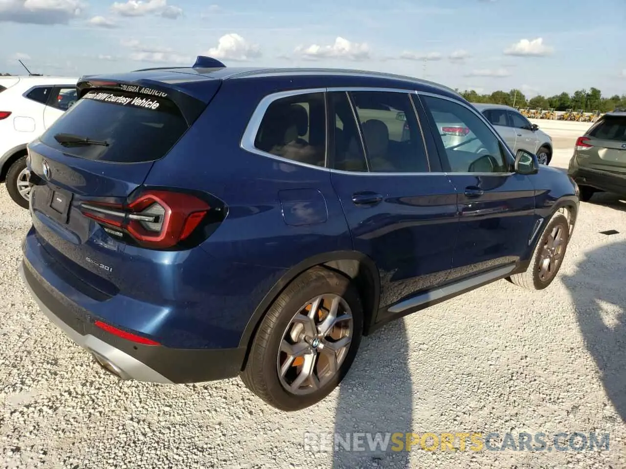 3 fotografías del automóvil dañado 5UX43DP0XN9L10146 BMW X3 2022