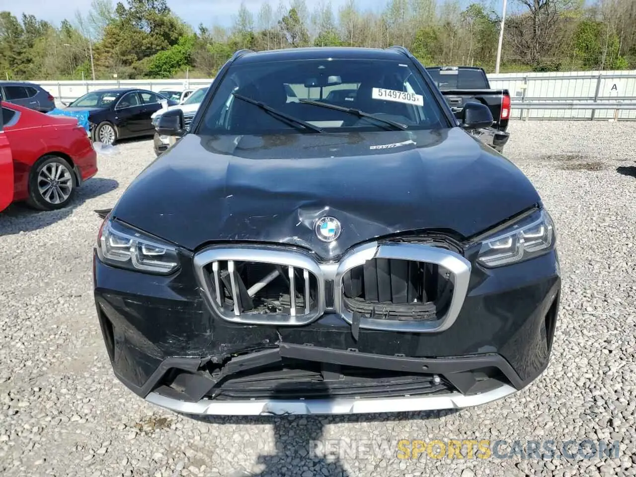 5 fotografías del automóvil dañado 5UX43DP0XN9M49063 BMW X3 2022