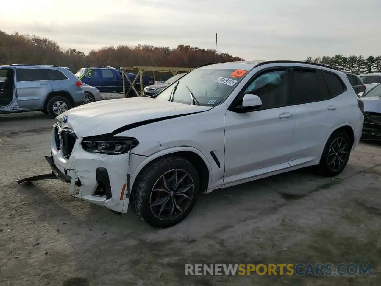 1 fotografías del automóvil dañado 5UX53DP00N9L59781 BMW X3 2022