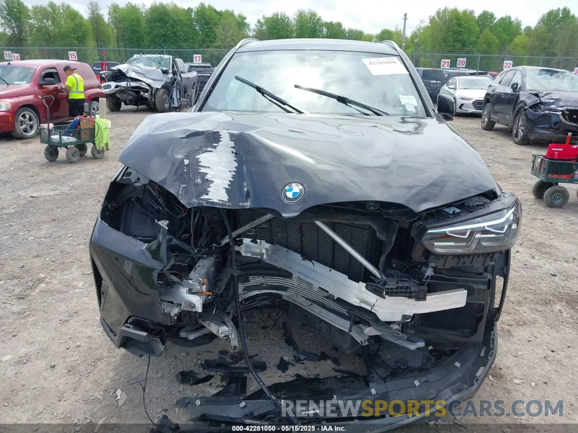 13 fotografías del automóvil dañado 5UX53DP00N9M80648 BMW X3 2022