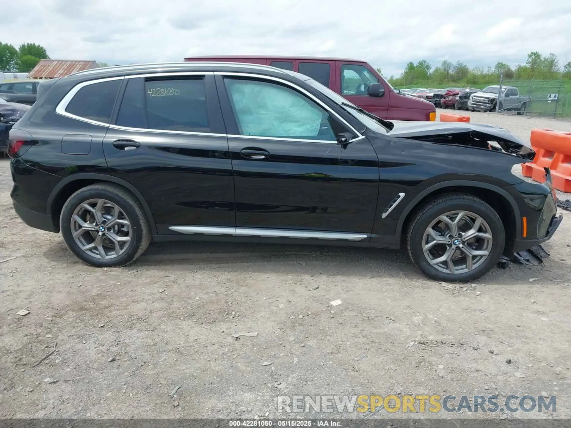 14 fotografías del automóvil dañado 5UX53DP00N9M80648 BMW X3 2022