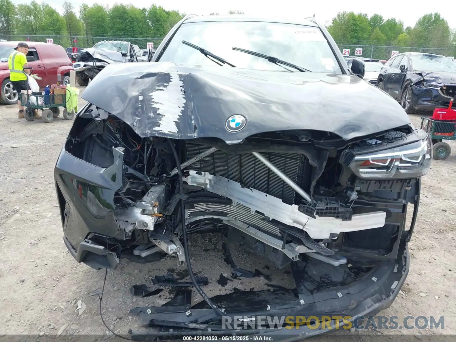 6 fotografías del automóvil dañado 5UX53DP00N9M80648 BMW X3 2022