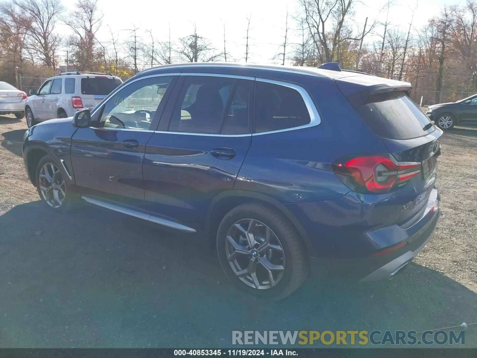 3 fotografías del automóvil dañado 5UX53DP01N9J64711 BMW X3 2022