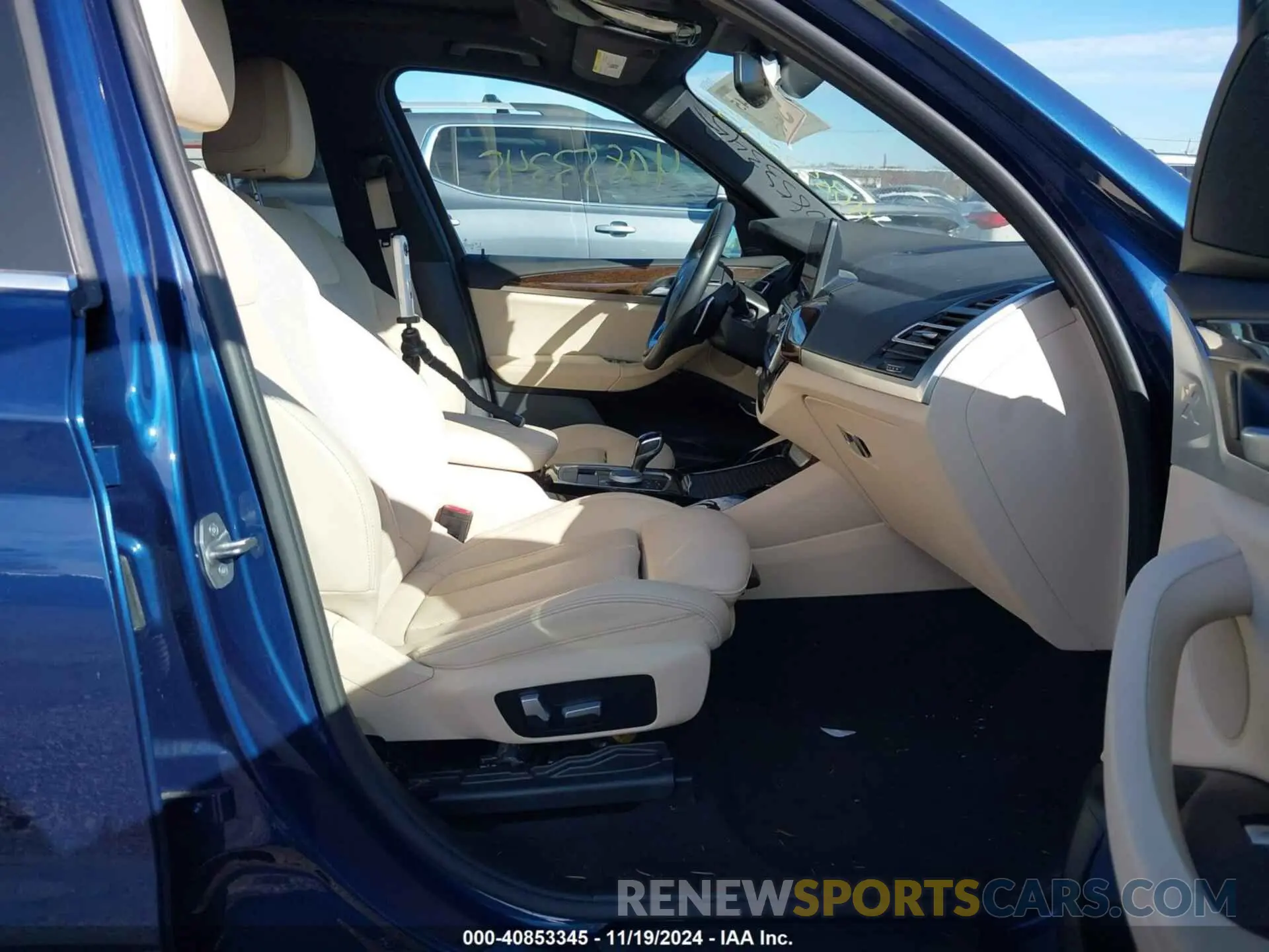 5 fotografías del automóvil dañado 5UX53DP01N9J64711 BMW X3 2022