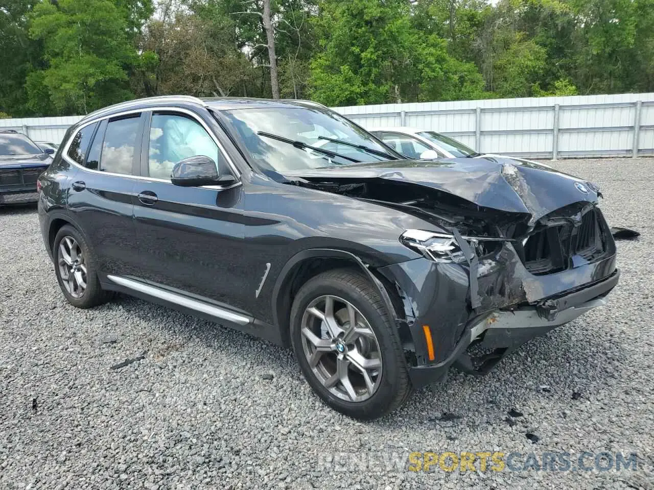 4 fotografías del automóvil dañado 5UX53DP02N9J36982 BMW X3 2022