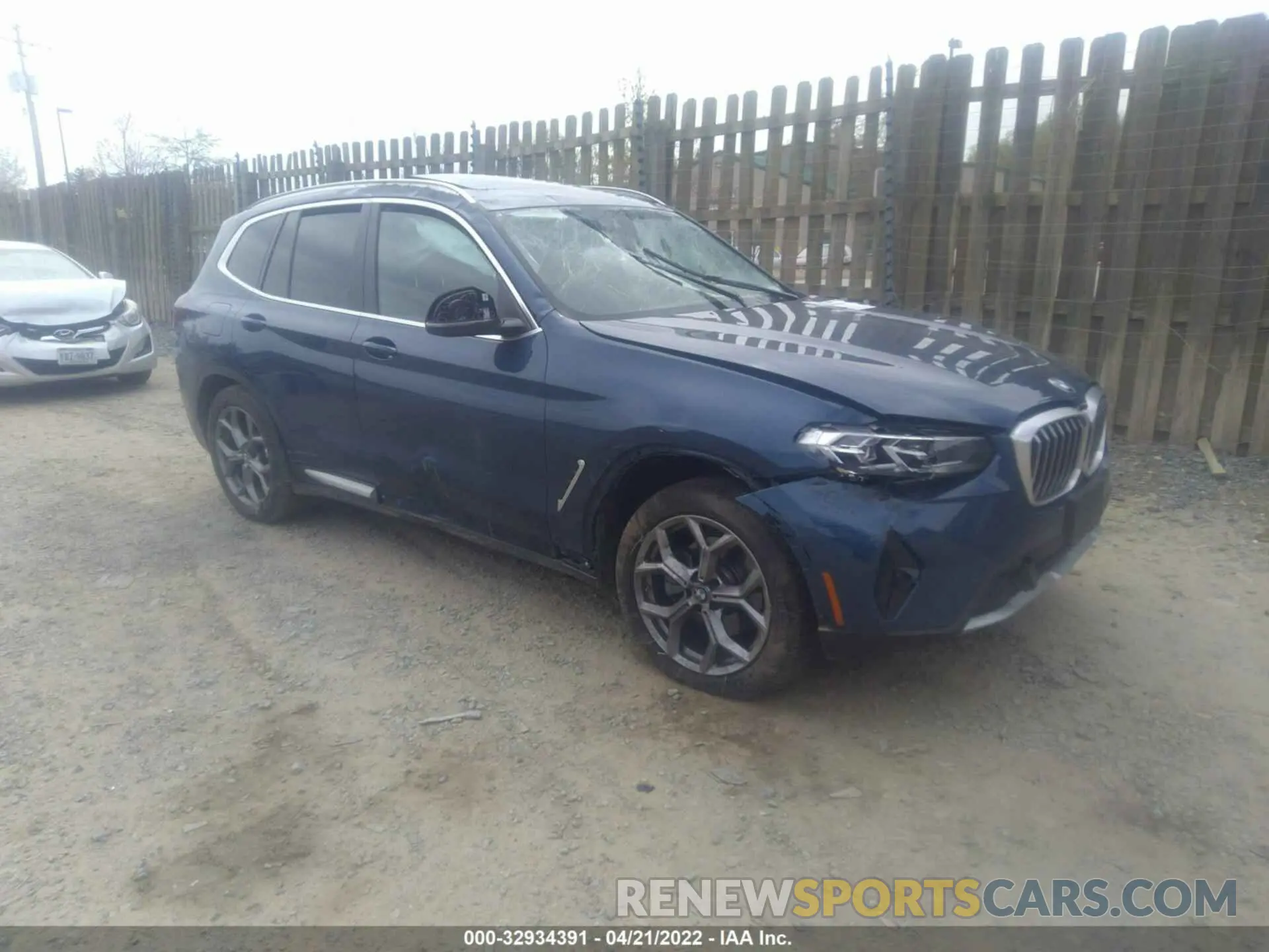 1 fotografías del automóvil dañado 5UX53DP02N9K05816 BMW X3 2022