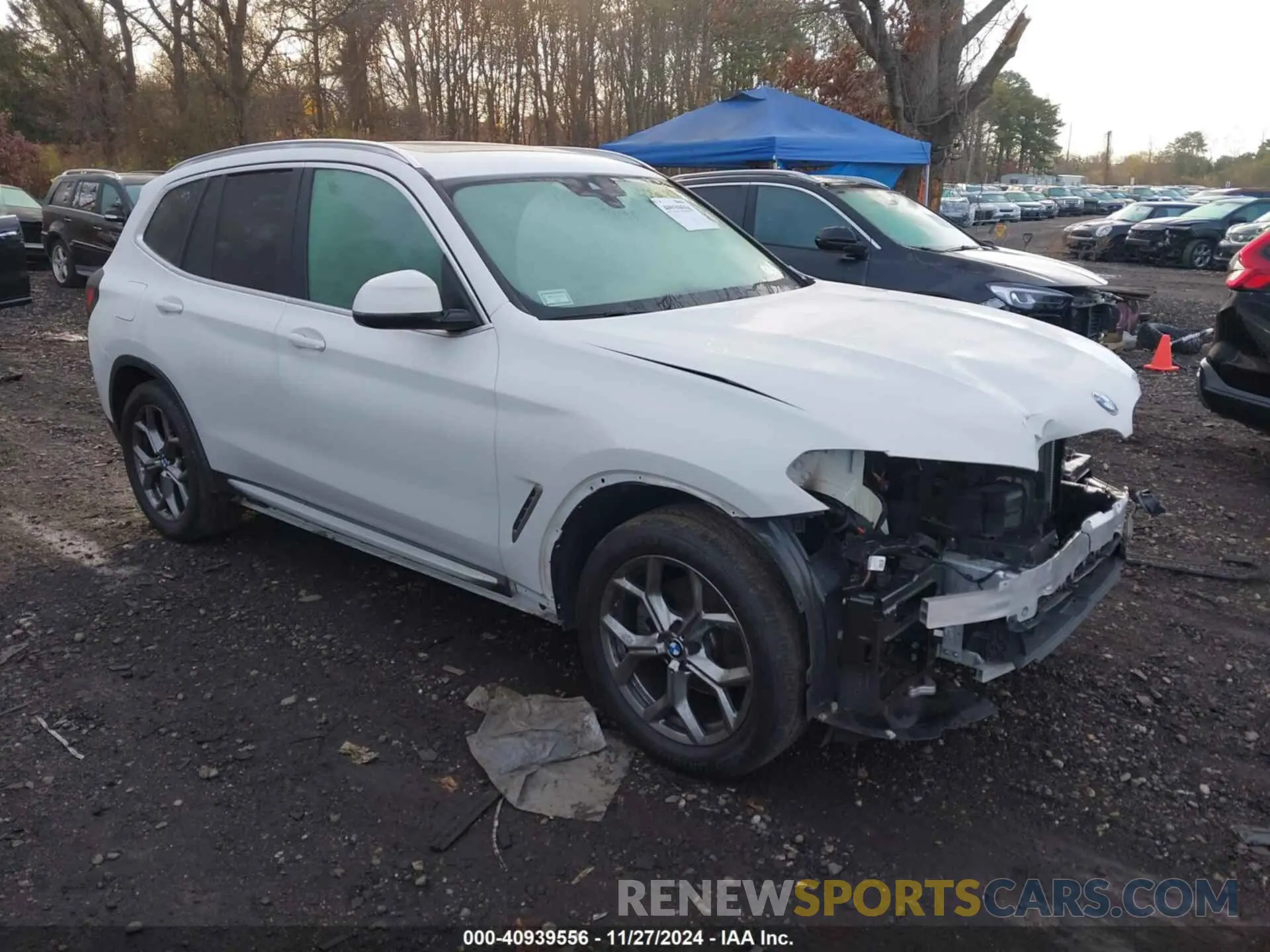 1 fotografías del automóvil dañado 5UX53DP02N9N22995 BMW X3 2022