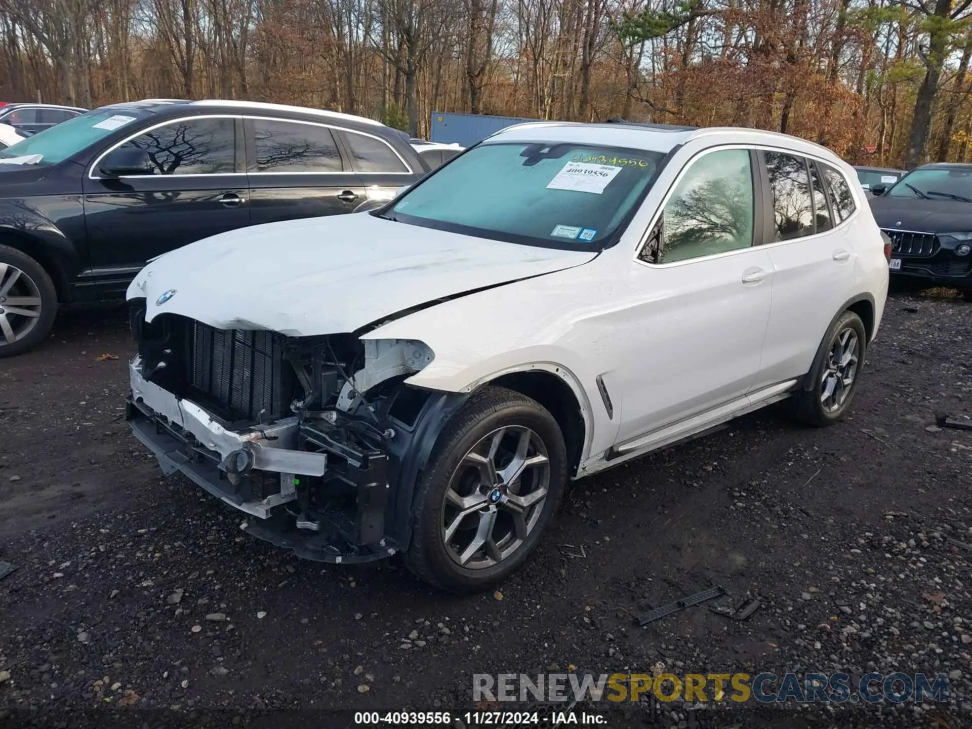 2 fotografías del automóvil dañado 5UX53DP02N9N22995 BMW X3 2022
