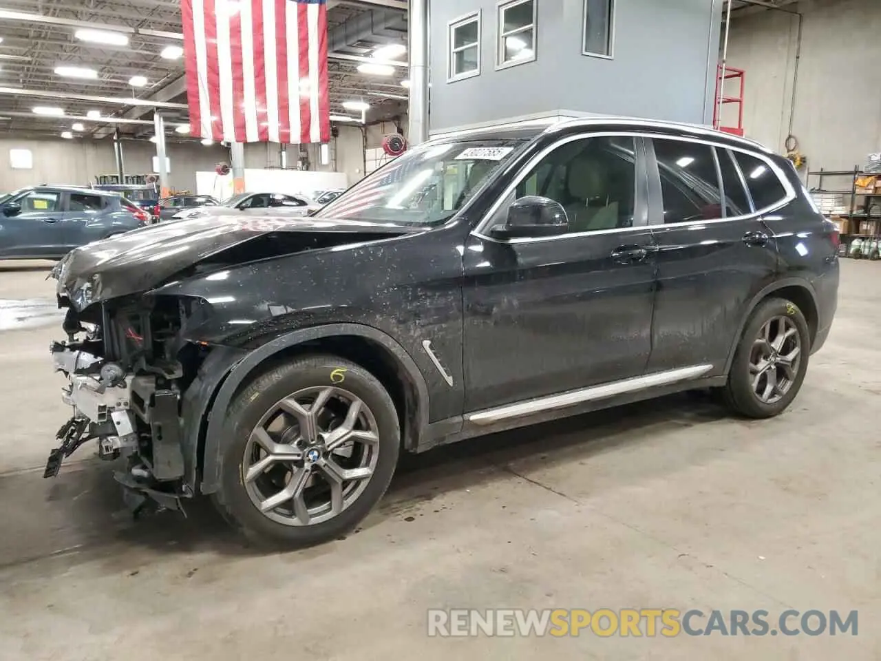 1 fotografías del automóvil dañado 5UX53DP03N9K40980 BMW X3 2022