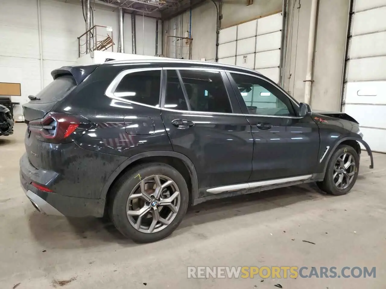 3 fotografías del automóvil dañado 5UX53DP03N9K40980 BMW X3 2022
