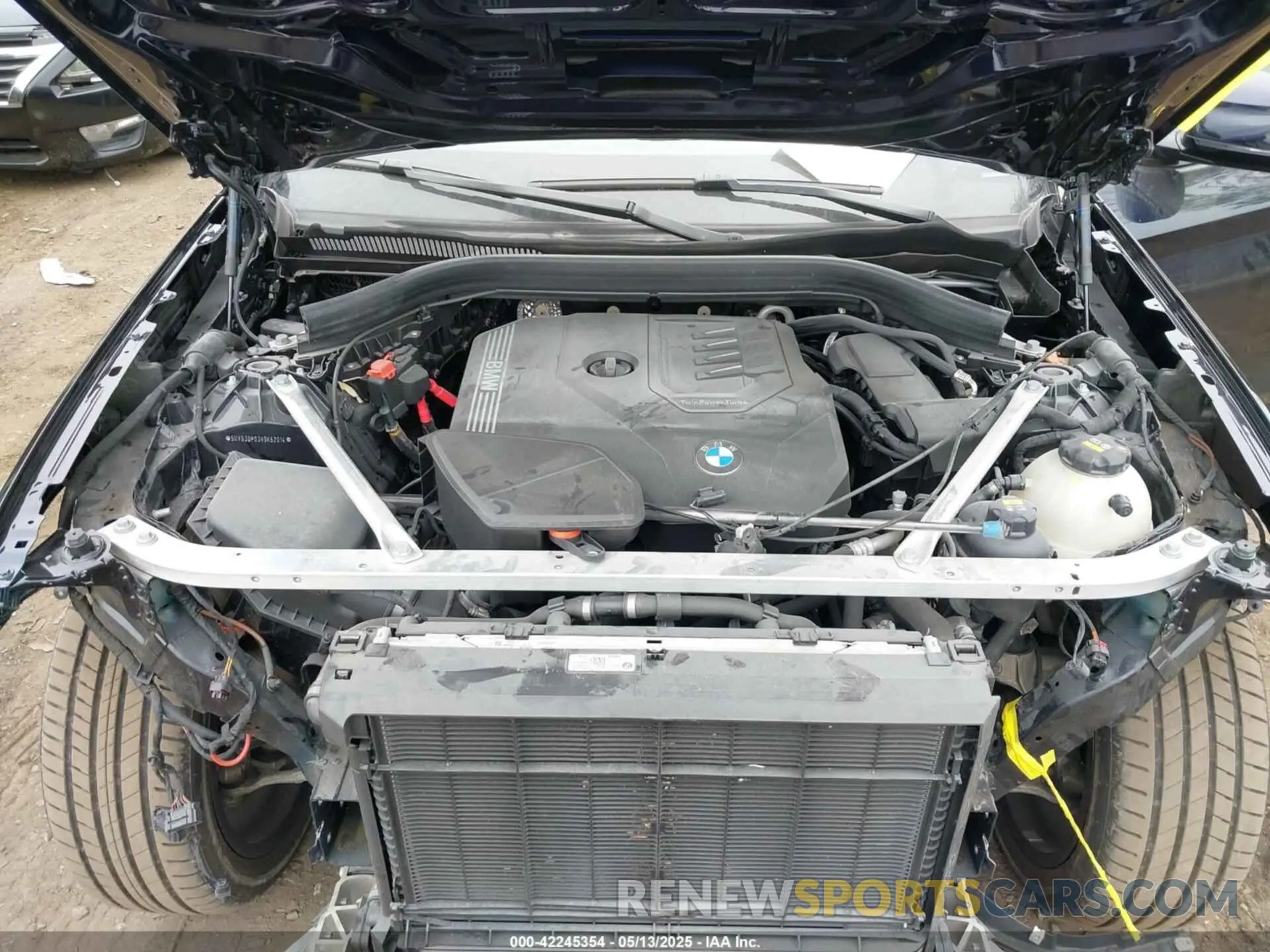 10 fotografías del automóvil dañado 5UX53DP03N9K52014 BMW X3 2022
