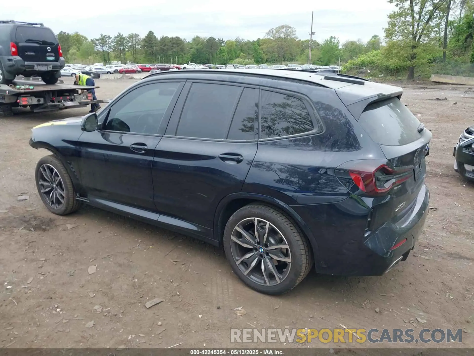 14 fotografías del automóvil dañado 5UX53DP03N9K52014 BMW X3 2022