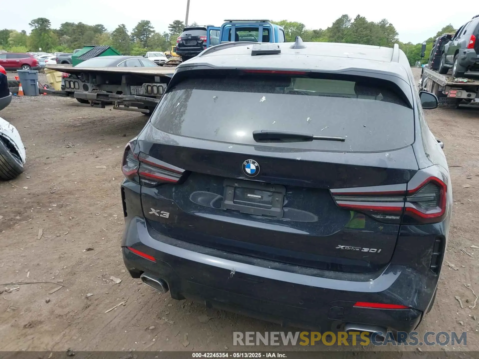 16 fotografías del automóvil dañado 5UX53DP03N9K52014 BMW X3 2022