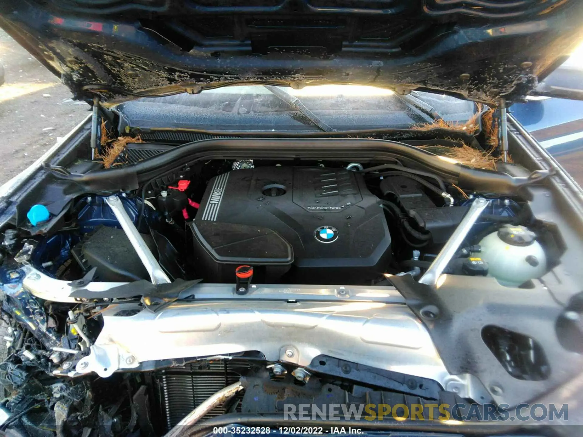 10 fotografías del automóvil dañado 5UX53DP03N9L33613 BMW X3 2022