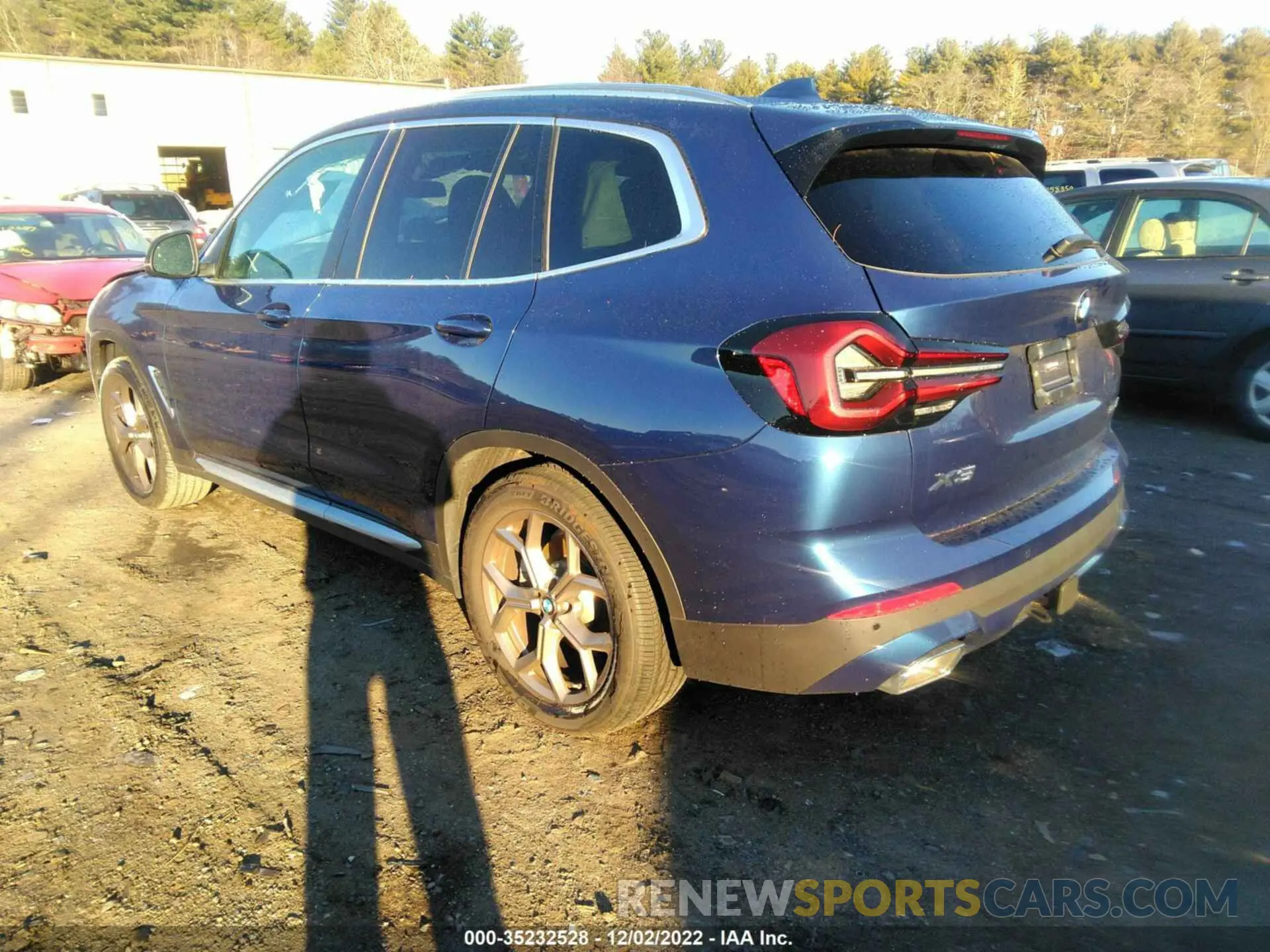 3 fotografías del automóvil dañado 5UX53DP03N9L33613 BMW X3 2022